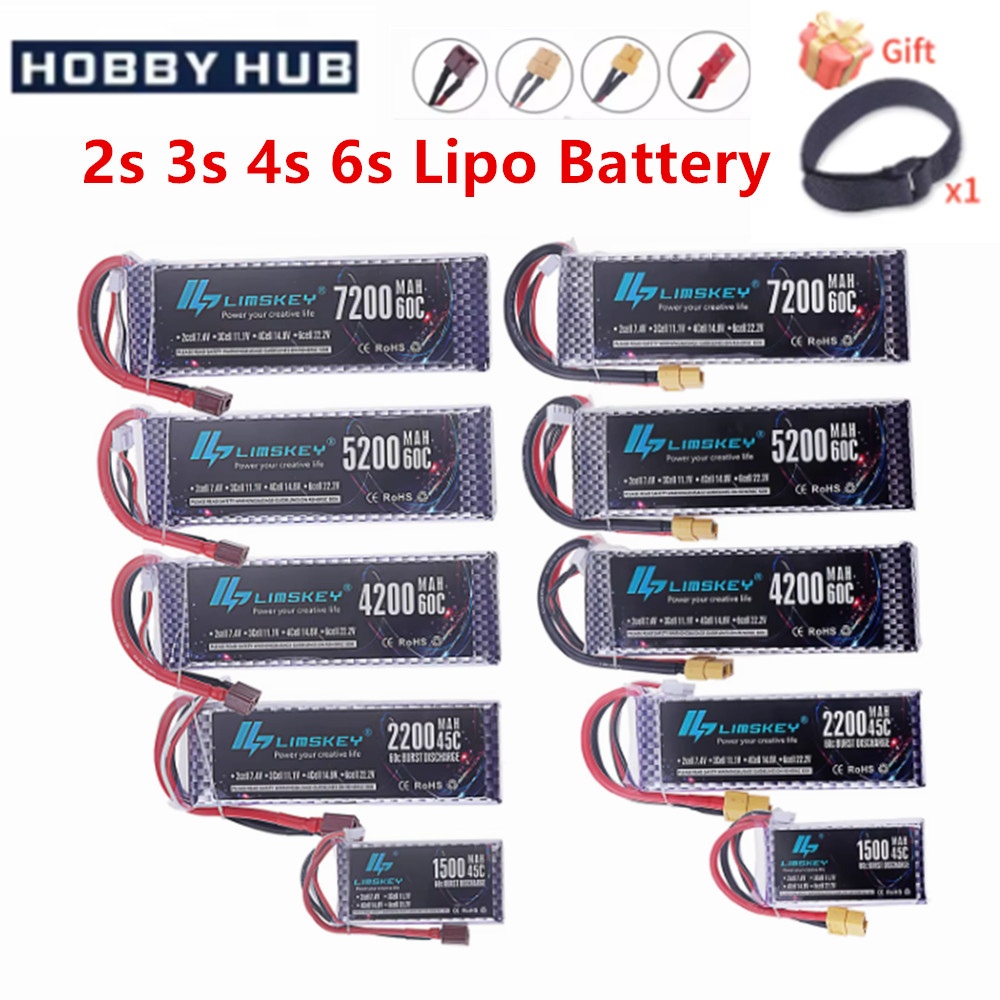 4S Lipo Battery 14.8V 6000Mah - 2S 3S 4S 6S Lipo Batterie