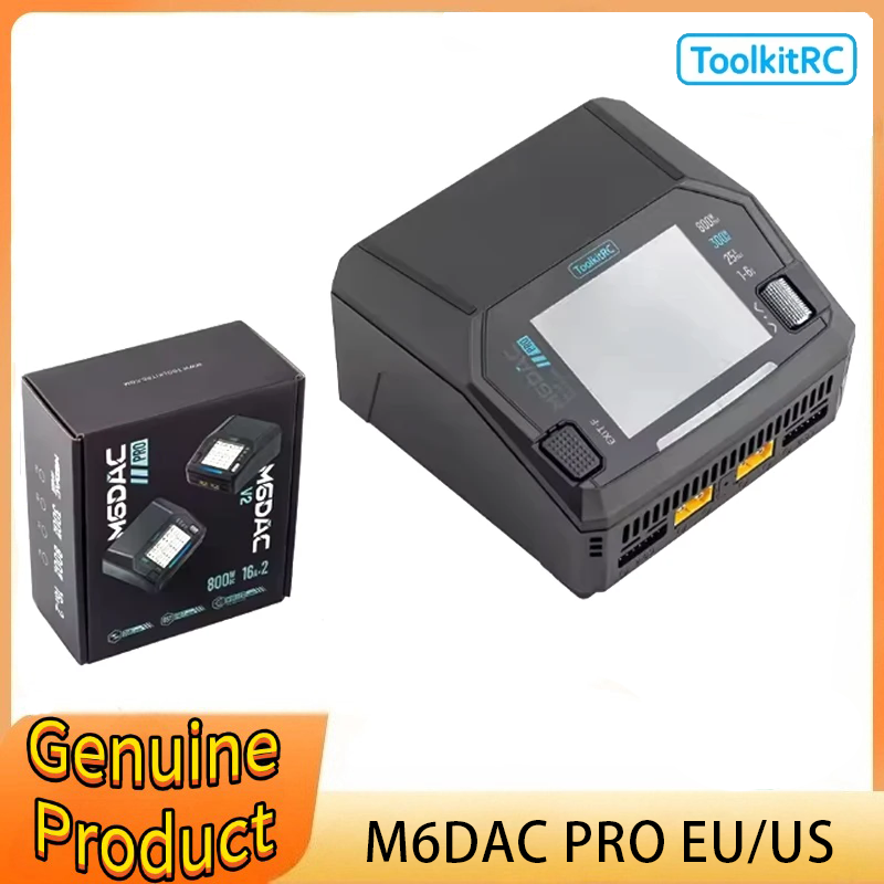 Toolkitrc M6Dac Smart Charger - ToolkitRC M6DAC V2 Pro Dual-Channel AC