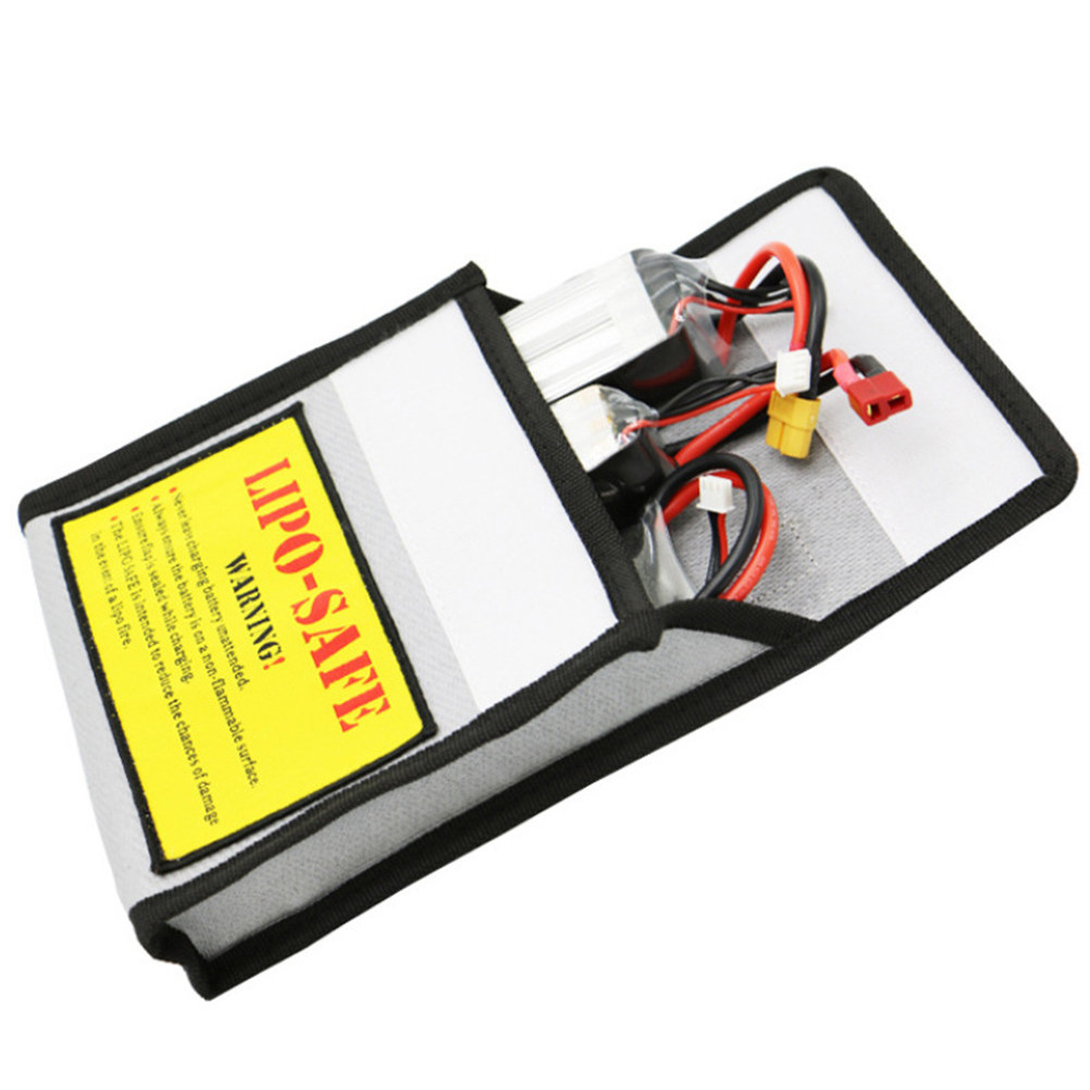 Lipo Battery Fireproof Safety Charge Box - 1 Stück Premium feuerfeste, explosionsgeschützte Batterie-Aufbewahrungstasche,