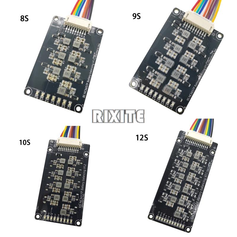 12S Lipo Battery Balancing Board - Bms 8s 9s 10s 12s Active
