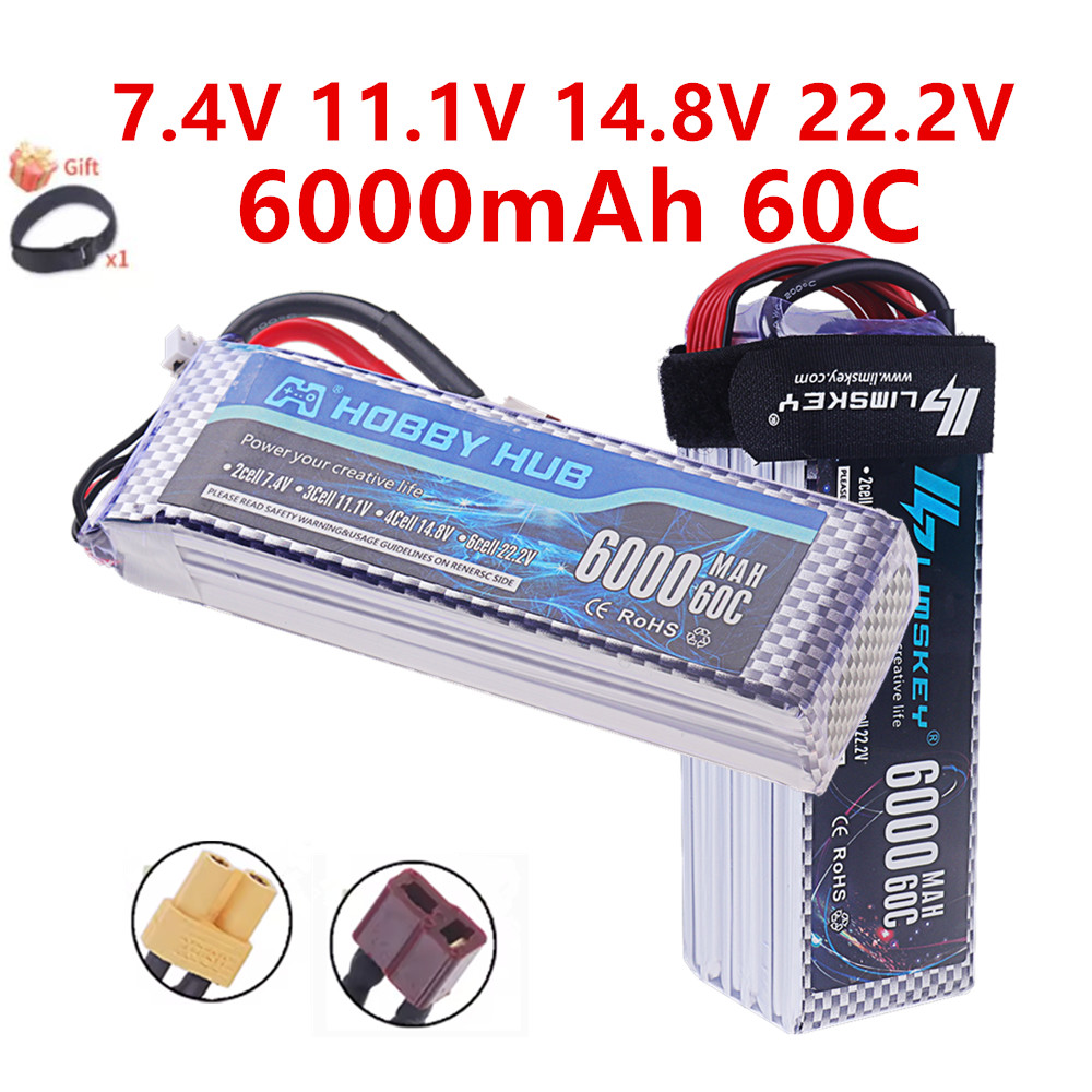 4S Lipo Battery 14.8V 6000Mah - 2S 3S 4S 6S 7,4V 11,1V