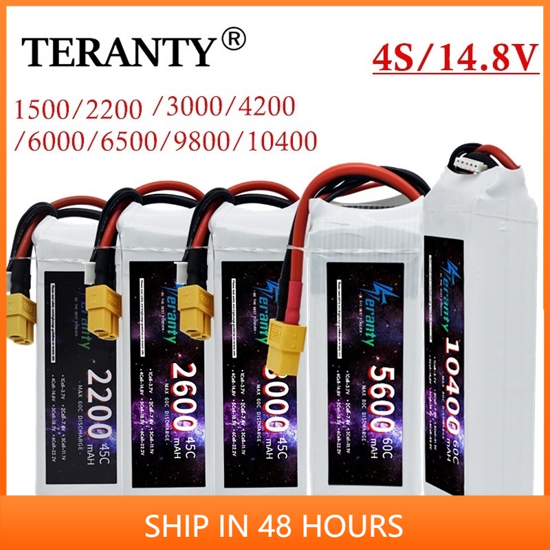 4S Lipo Battery 14.8V 6000Mah - 14,8 V RC LiPo Batterie 4S