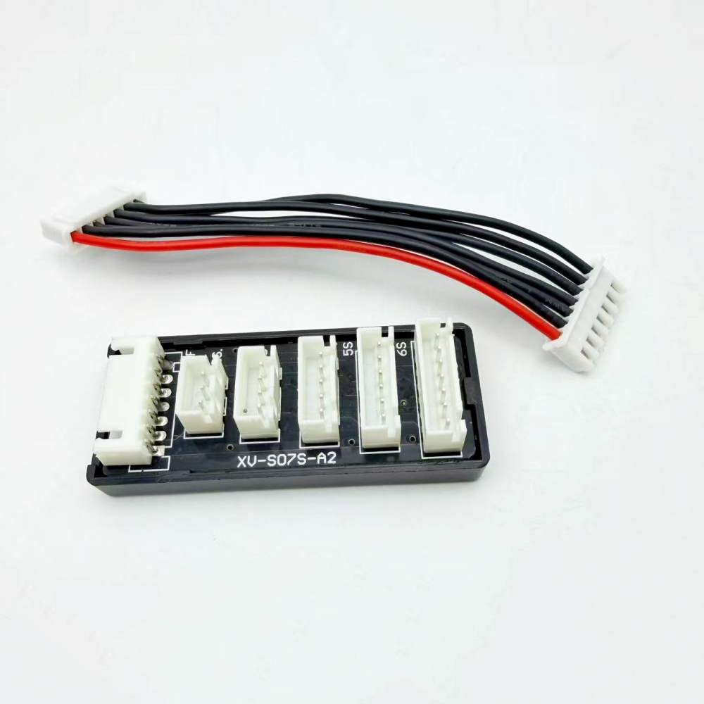 12S Lipo Battery Balancing Board - 2S-6S Lithium-Batterie-Balancer-Ladeplatine, Power-Balancer-Adapter-Erweiterungsplatine XH2.54 Ladegerät für