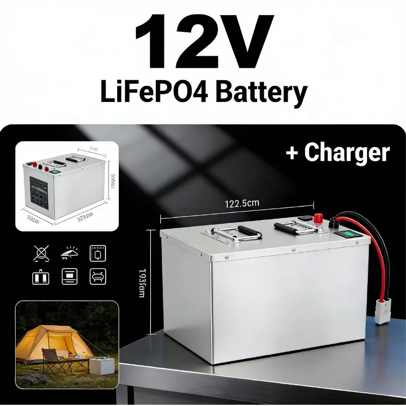 Lifepo4 12V 100Ah Bms Bluetooth - 12V 24V 48V LiFePO4 Batterie 100Ah-280Ah