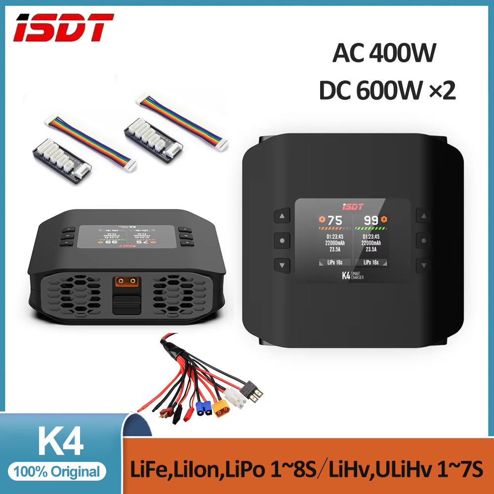 Isdt K4 Dual Lipo Charger - ISDT K4 1~8S Lithium-Batterie Smart Ladegerät
