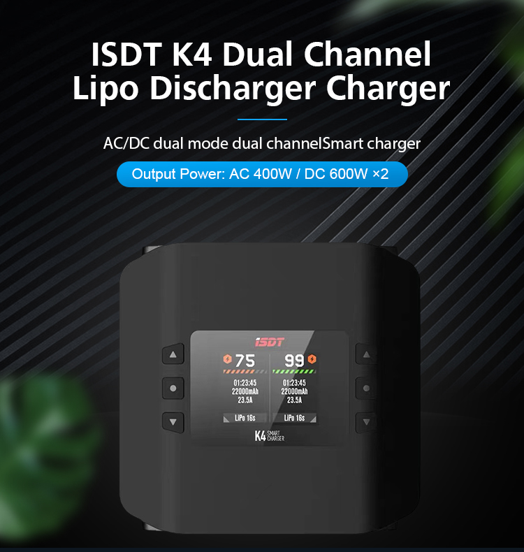 2023 ISDT K4 AC 400W / DC 600W – Isdt K4 Dual Lipo Charger Bewertung und Preis