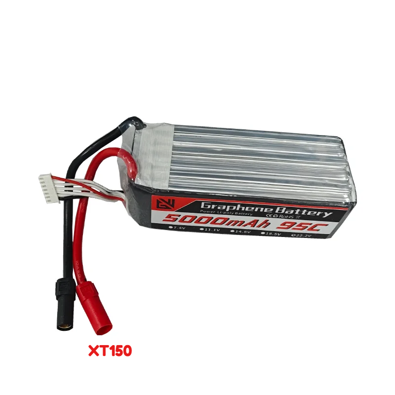 95C Hochleistungs-6S 5000mAh L – 6S Lipo Battery 22.2V 5000Mah Bewertung und Preis