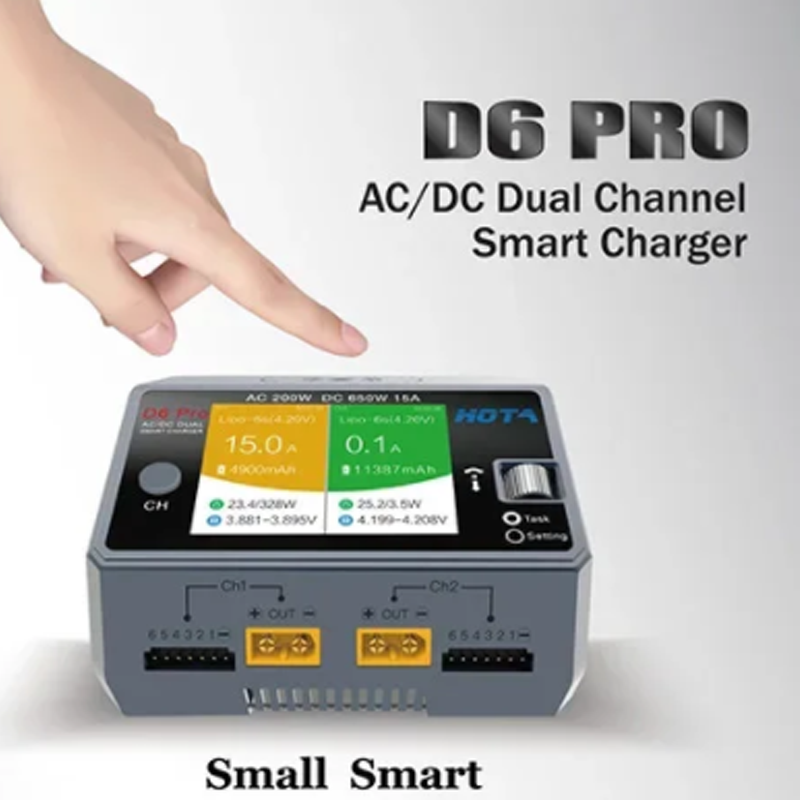 HOTA D6 Pro 200W AC/650W DC Du – Hota D6 Pro Dual Lipo Charger Bewertung und Preis