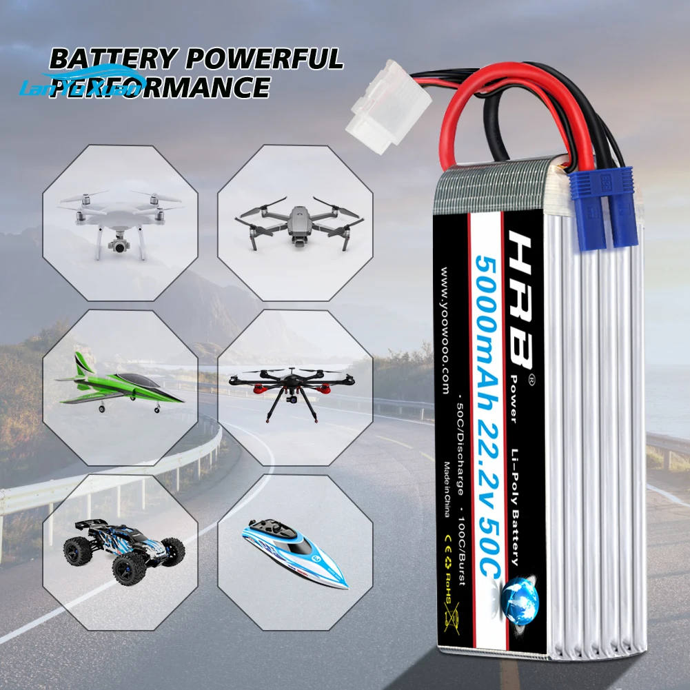 2 Stück 6S Lipo-Akku 22,2 V 50 – 6S Lipo Battery 22.2V 5000Mah Bewertung und Preis