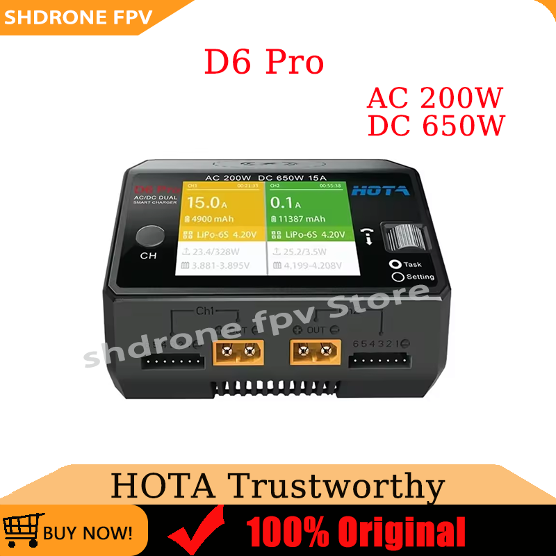 Original HOTA D6 Pro AC 200W D – Hota D6 Pro Dual Lipo Charger Bewertung und Preis