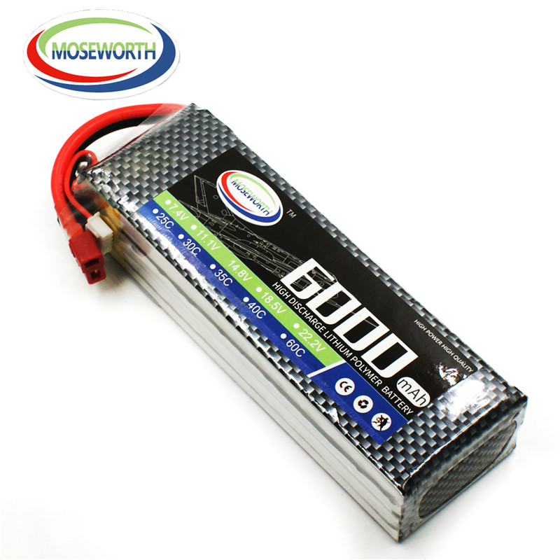 4S 14,8 V 6000 mAh RC Spielzeu – 4S Lipo Battery 14.8V 6000Mah Bewertung und Preis