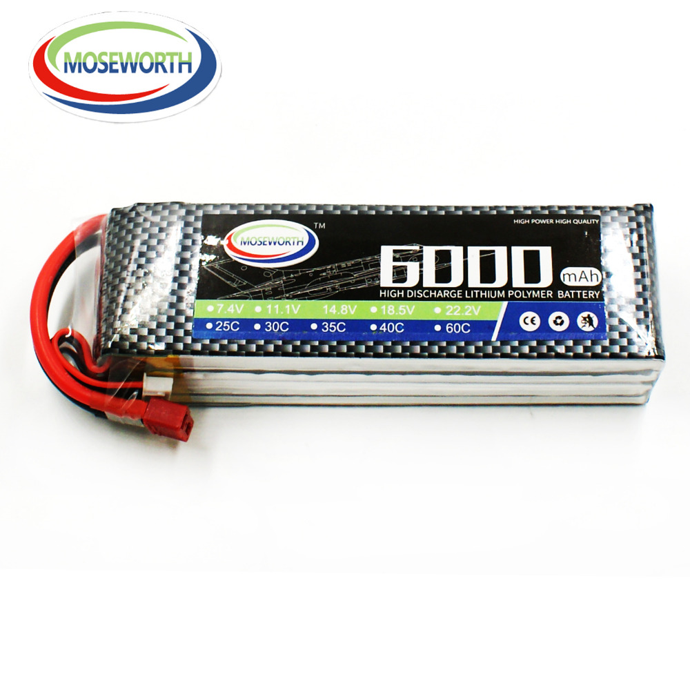 4S 14,8 V 6000 mAh RC Spielzeu – 4S Lipo Battery 14.8V 6000Mah Bewertung und Preis