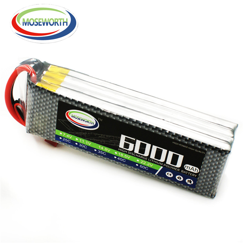 4S 14,8 V 6000 mAh RC Spielzeu – 4S Lipo Battery 14.8V 6000Mah Bewertung und Preis