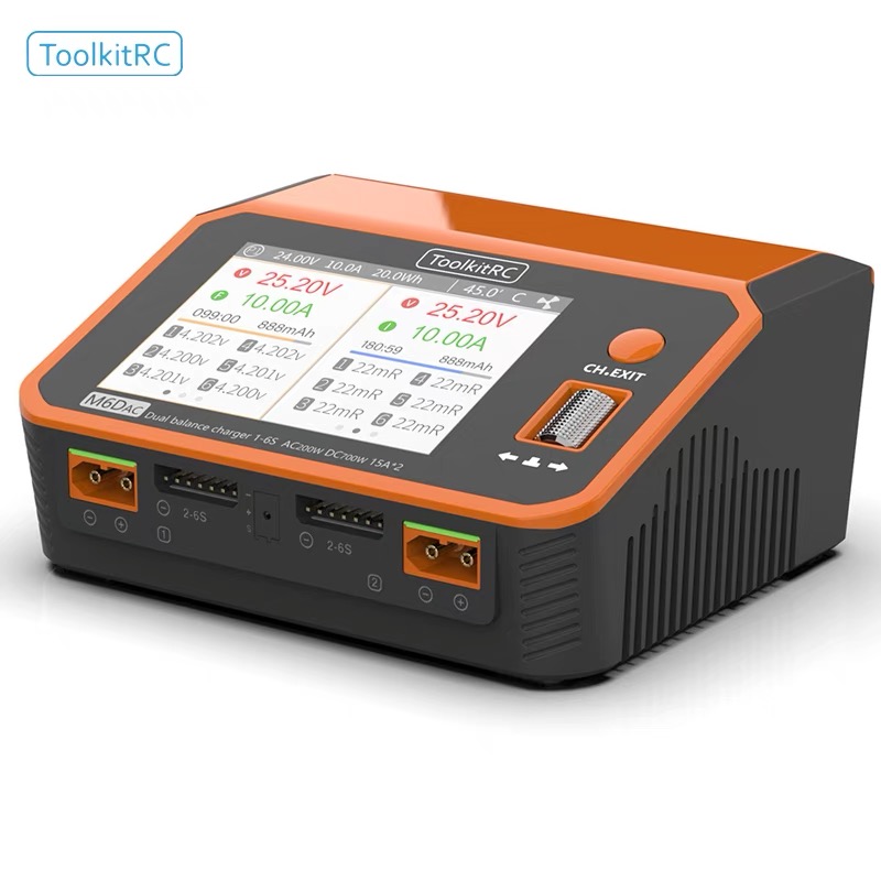 ToolkitRC M6DAC 350 W x 2 USB- – Toolkitrc M6Dac Smart Charger Bewertung und Preis