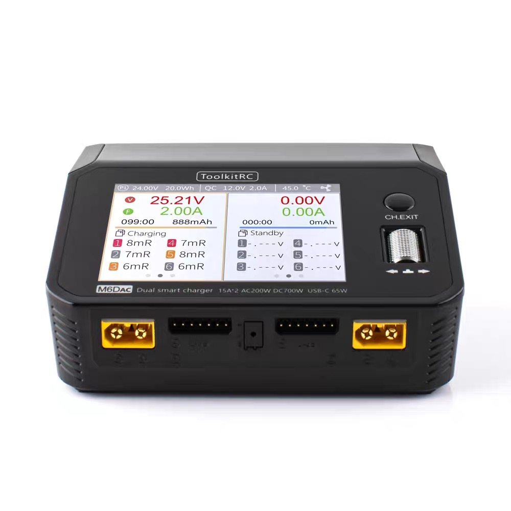ToolkitRC M6DAC 350 W x 2 USB- – Toolkitrc M6Dac Smart Charger Bewertung und Preis