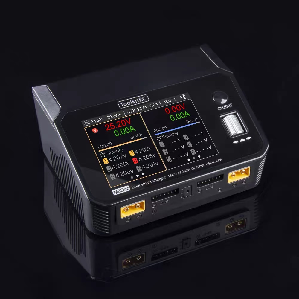 ToolkitRC M6DAC 350 W x 2 USB- – Toolkitrc M6Dac Smart Charger Bewertung und Preis
