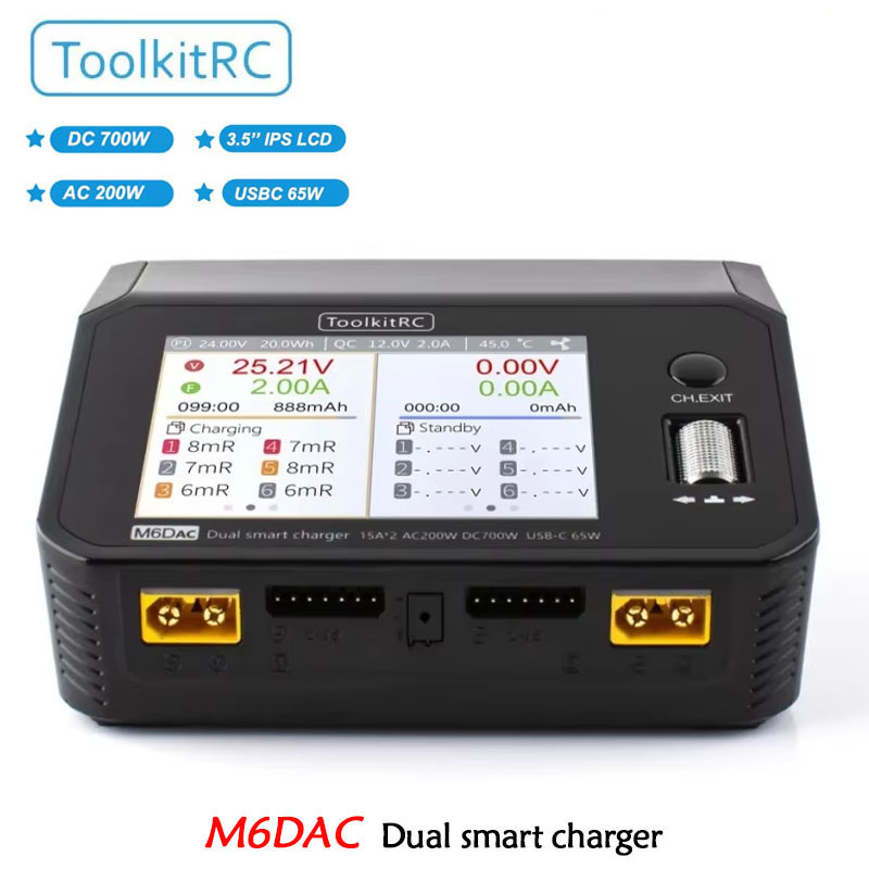ToolkitRC M6DAC Dual Smart Lad – Toolkitrc M6Dac Smart Charger Bewertung und Preis