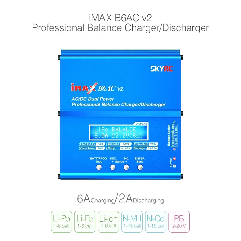 Original SKYRC iMAX B6AC V2 6A – Skyrc B6 Neo Smart Charger Bewertung und Preis