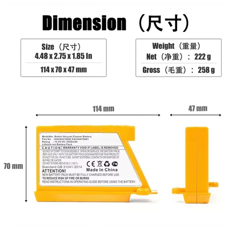 5000mAh Akku-Upgrade-Ersatz fü – 4S Lipo Battery 14.8V 6000Mah Bewertung und Preis