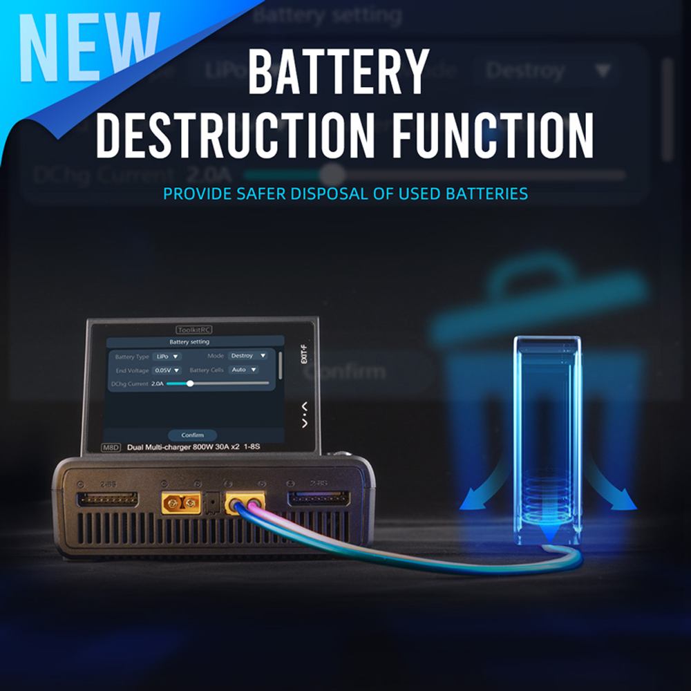 ToolkitRC M8D Smart Ladegerät  – Toolkitrc M6Dac Smart Charger Bewertung und Preis