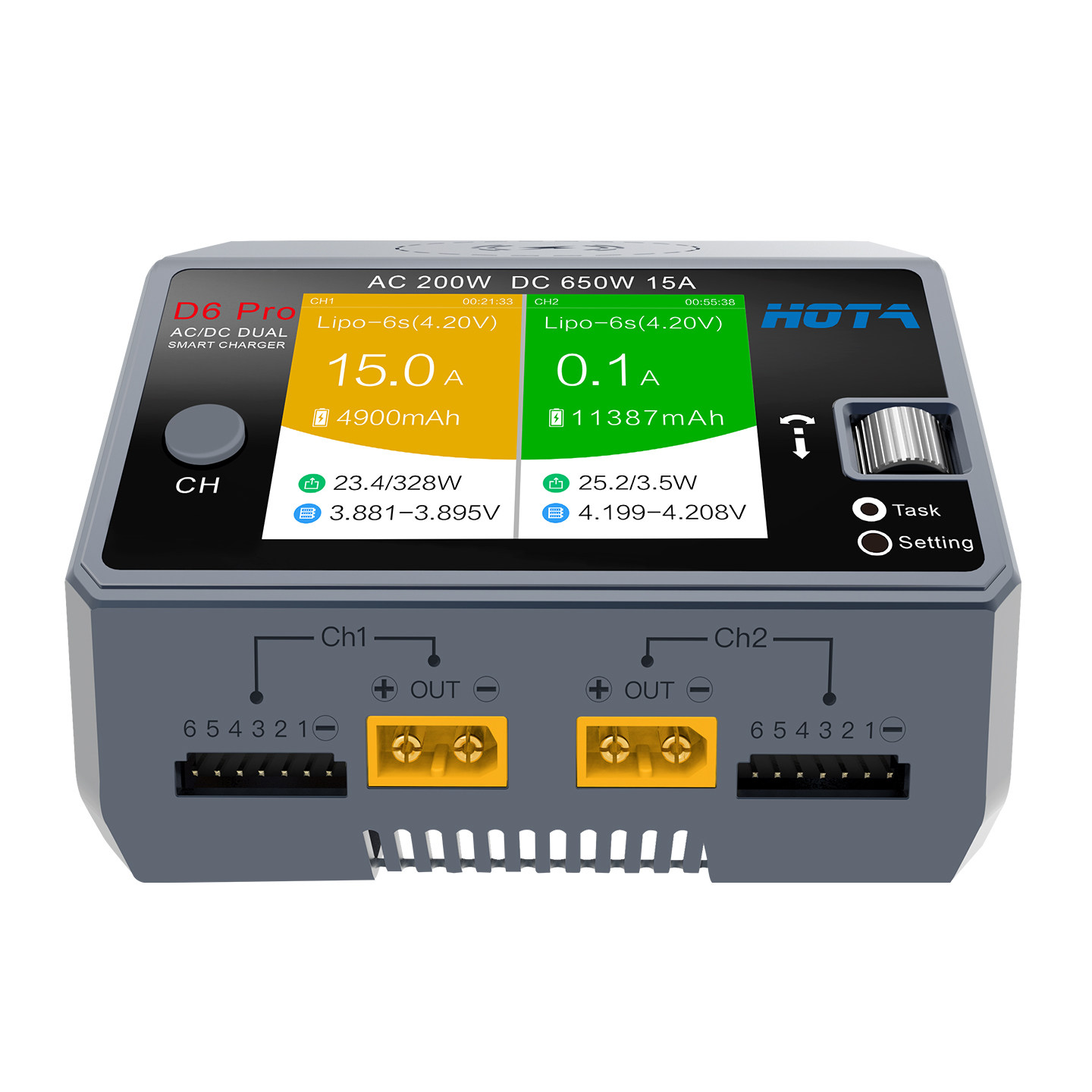 HOTA D6 Pro AC/DC Dual-Channel – Hota D6 Pro Dual Lipo Charger Bewertung und Preis